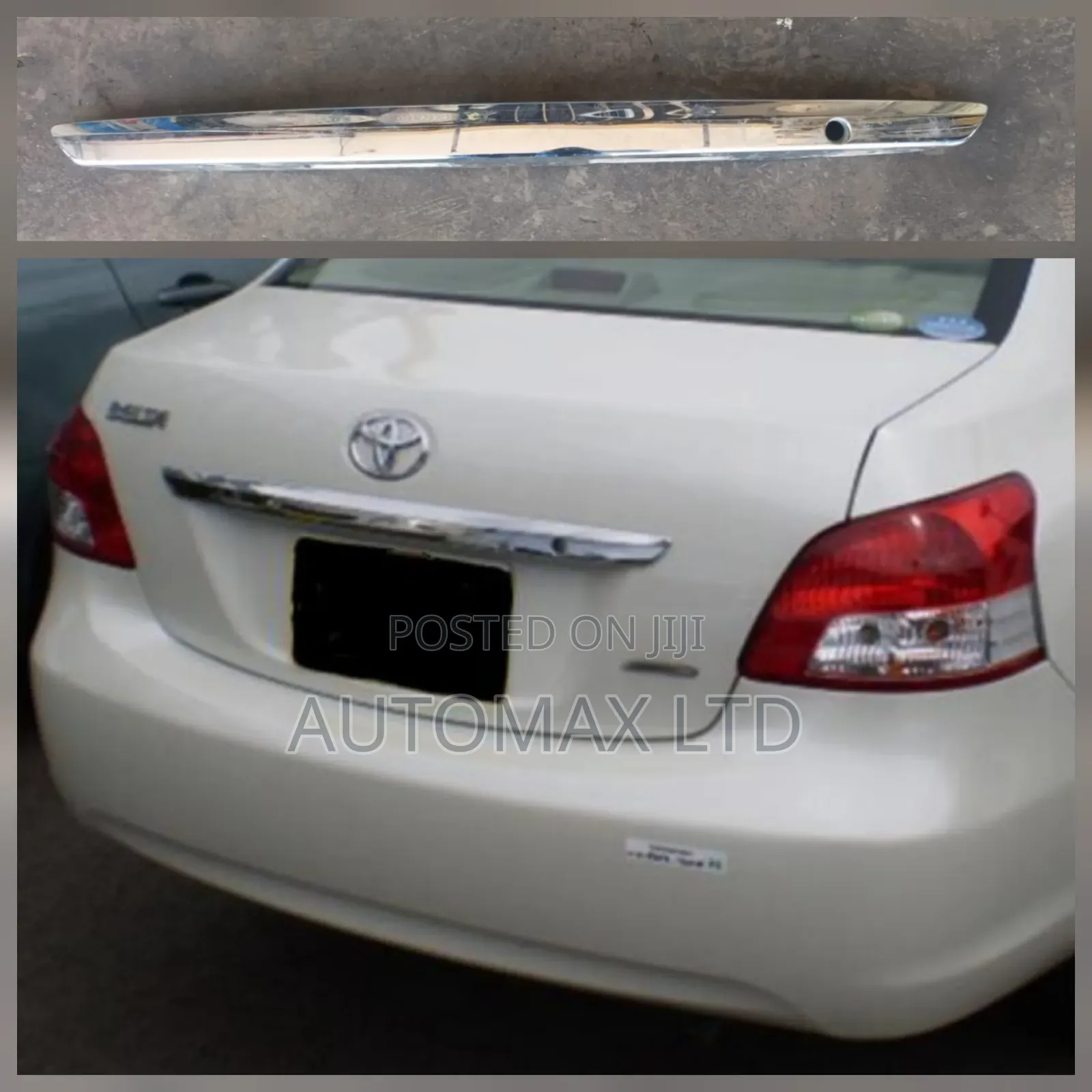 Chromr Boot Handle Trim. For Toyota Belta