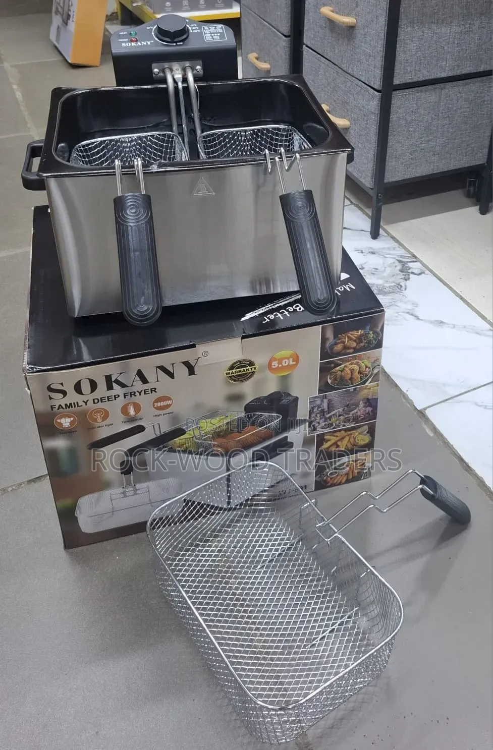 Sokany Family Deep Fryer 5l