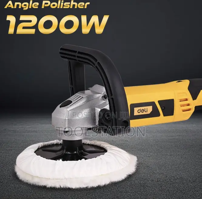 Angle Polisher 1200w 180 Mm 7 Gear Variable Speed H/Duty Edl-Pg180-E1