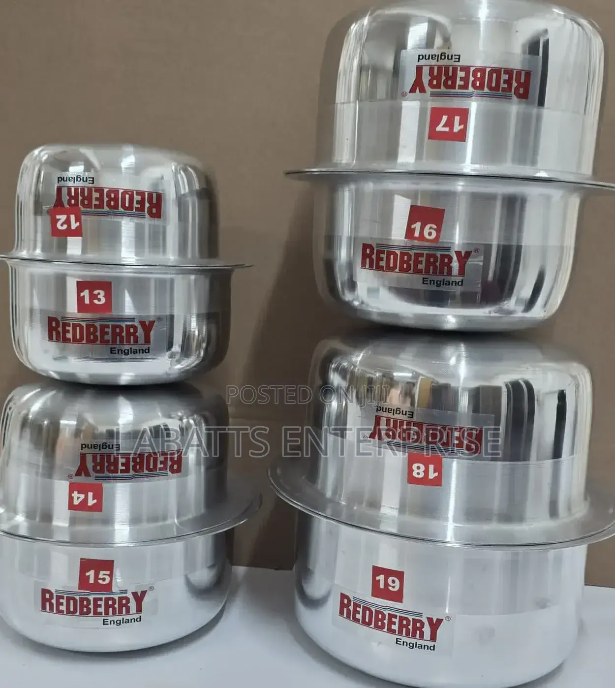 Redberry Heavy Duty Aluminium Sufurias