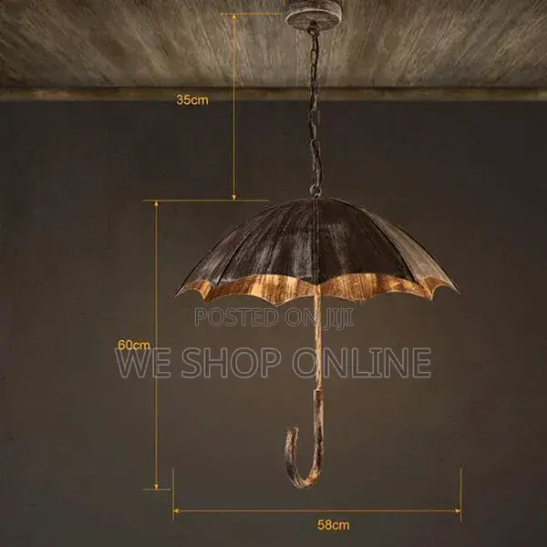 Retro Umbrella Shape Industrial Style