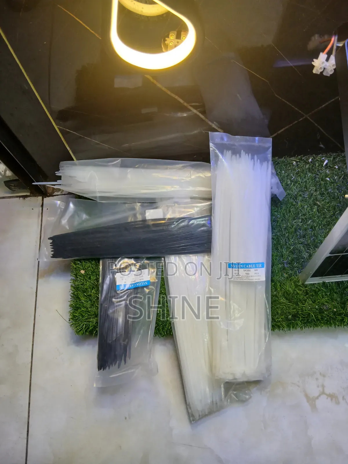 Cable Ties Black And White 5*350