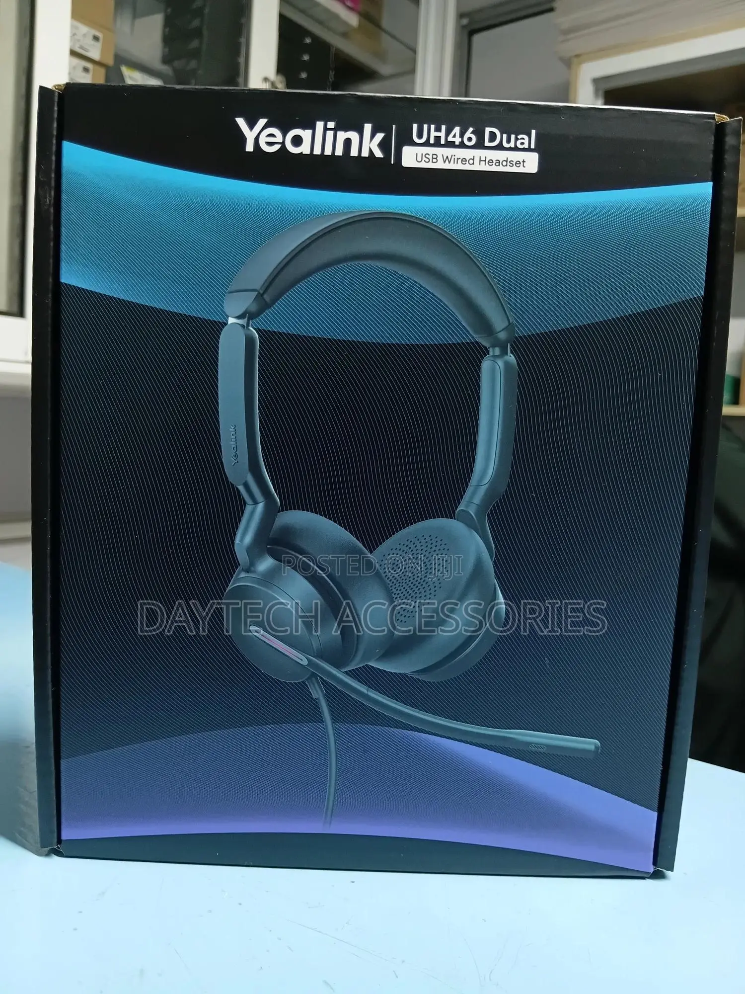 Yealink Uh46 Dual Teams Usb-C/a Professional Usb Wired Headset.