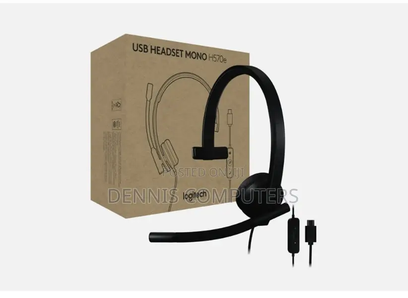 Logitech H570e Usb Headset With Premium Noise>Cancelling