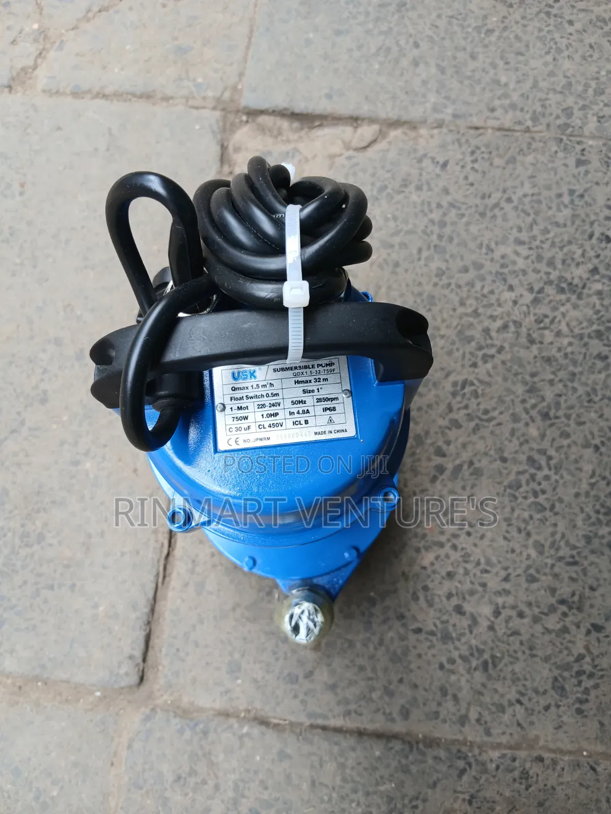 Usk 1hp Submersible Water Pump