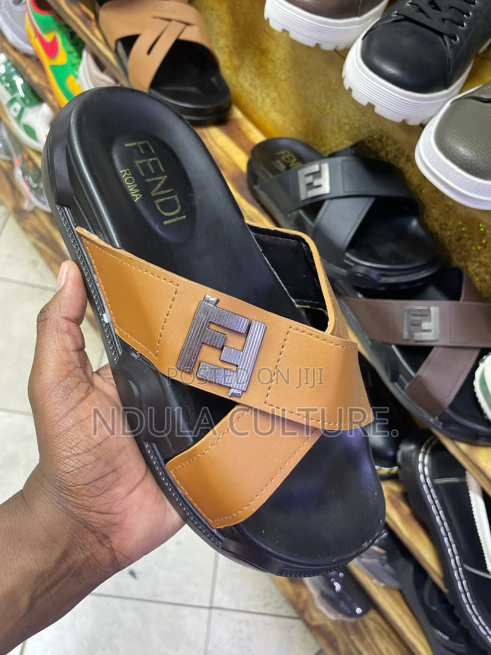 Fendi Slip on Sandals
