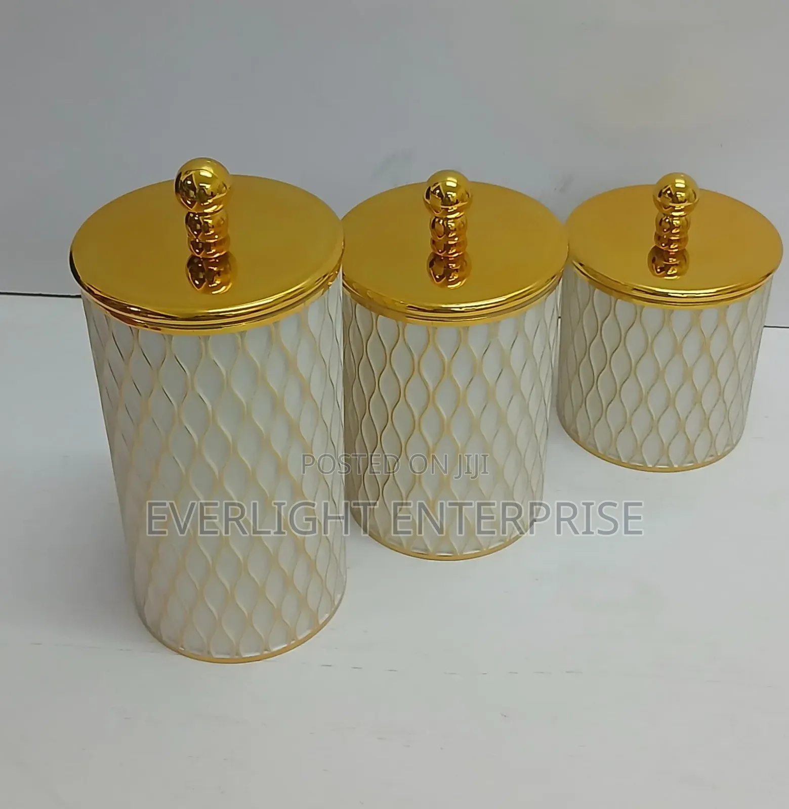 3 in 1 Transparent Storage Jars