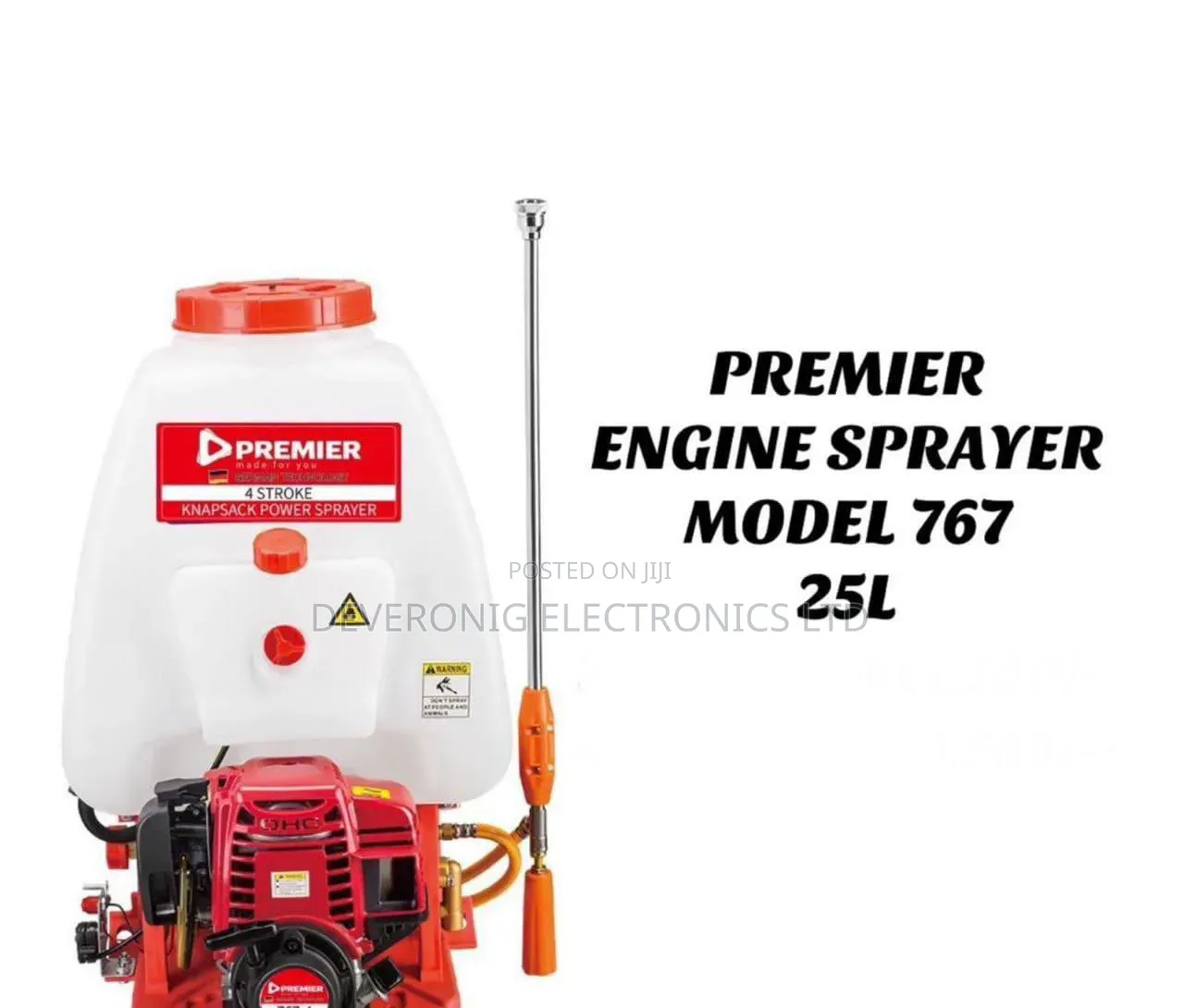 Premier Engine Knapsack Sprayer 25l 2stroke Engine