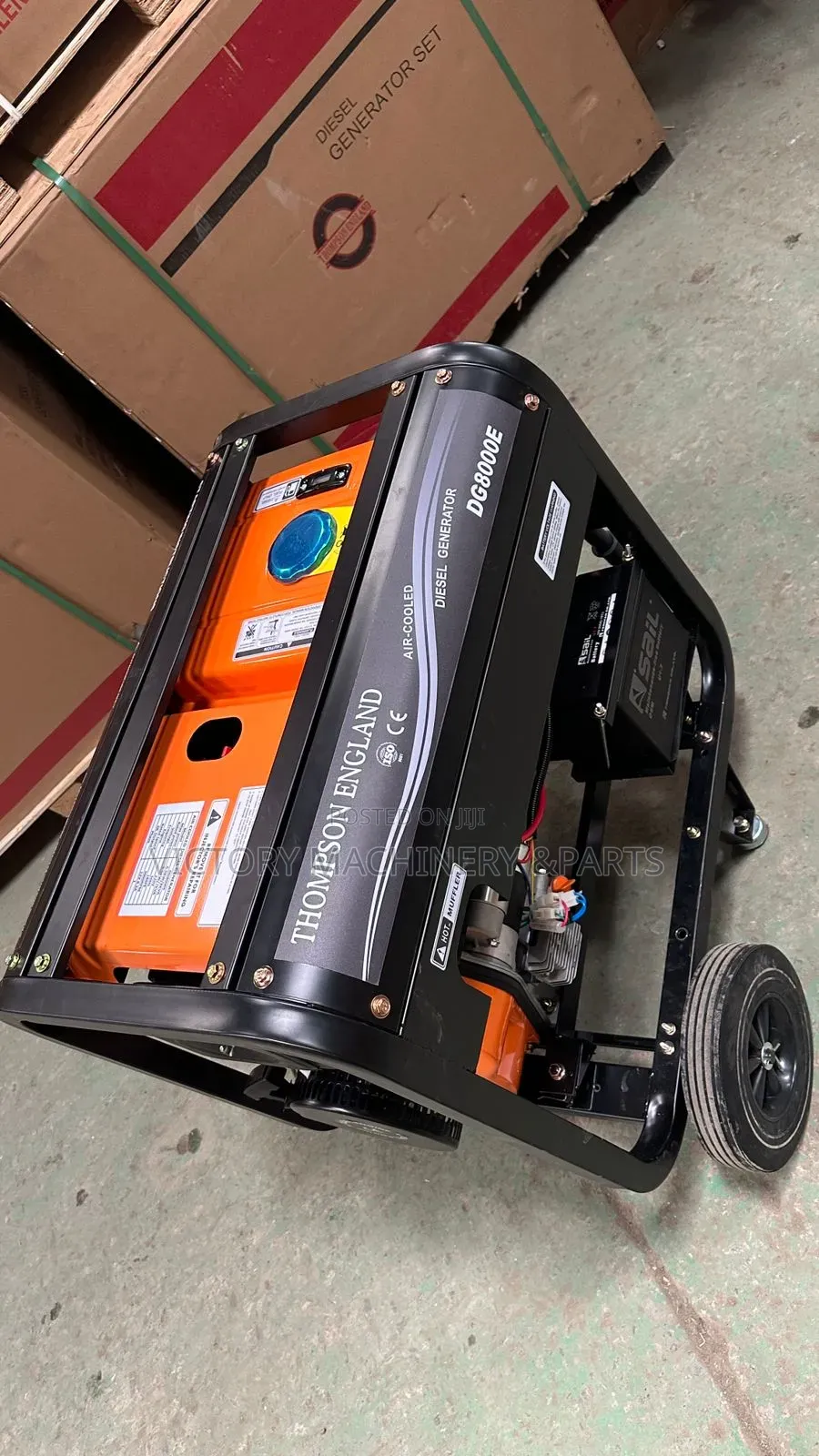 Thompson England Single Phase Electric Start 7kw/8kva Diesel 188f