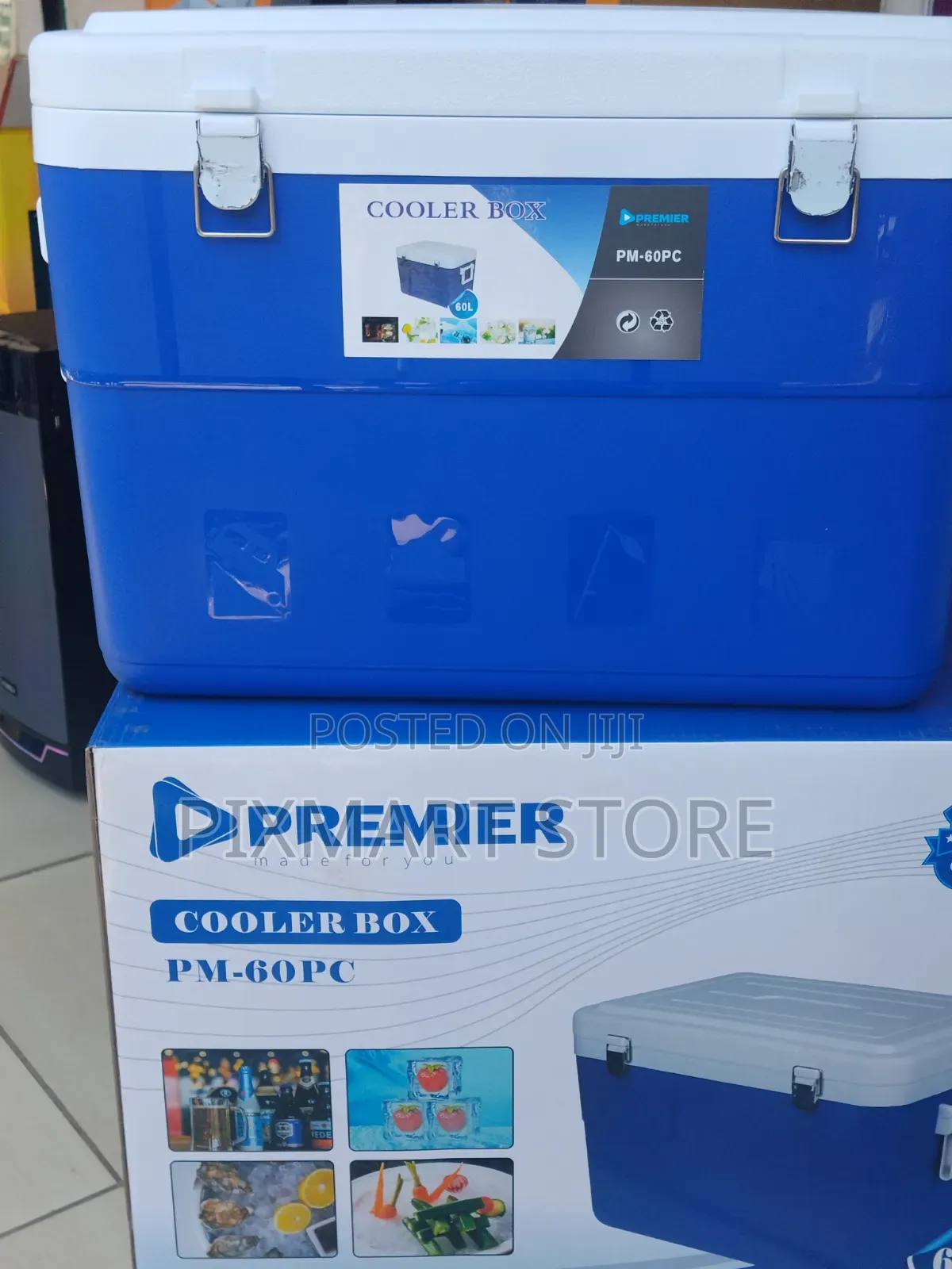 Premier 60l Heavy Duty Cooler Box With Strong Insulation