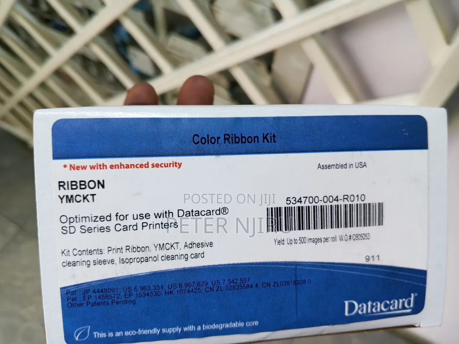 Datacards 534700 -004-R010 Ymck-T Color Ribbon -500 Prints