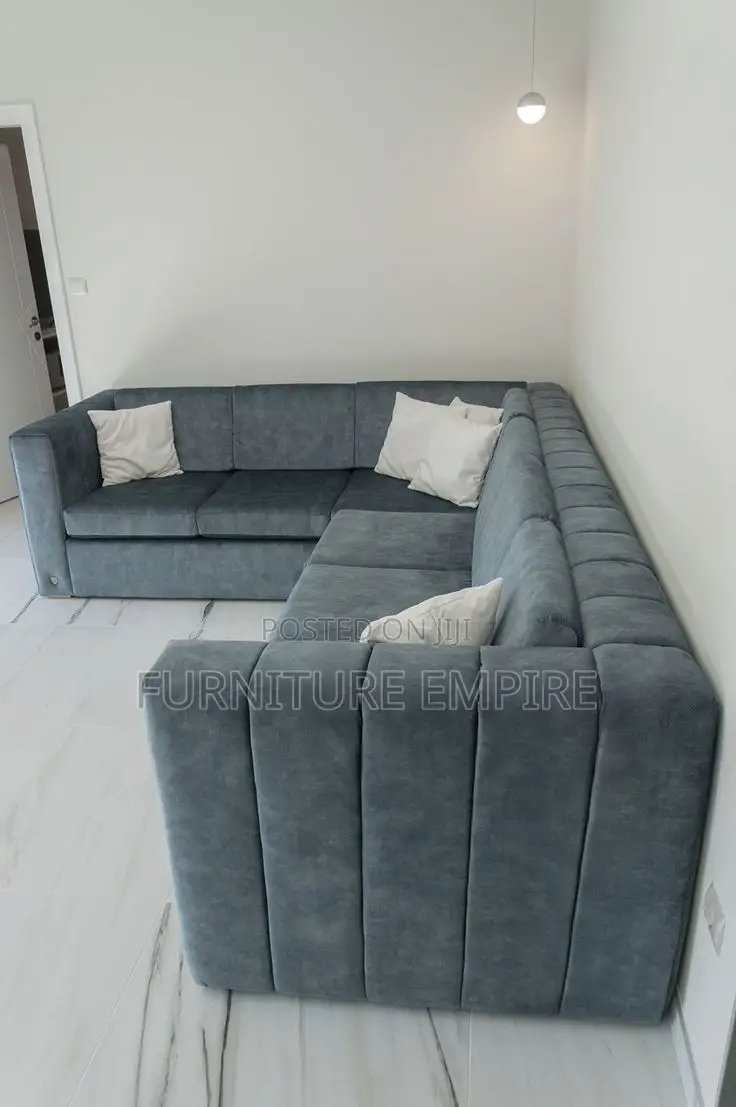 Grey Channel Sofa