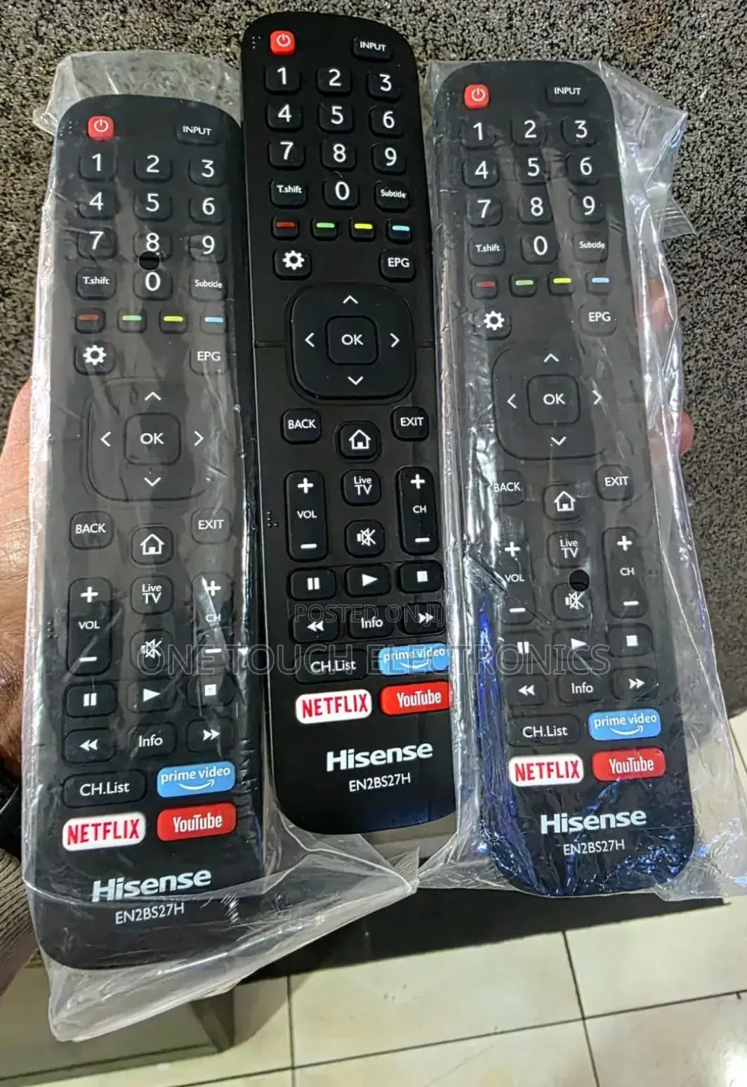 Hisense Remote Control for Smart TVS En2bs27h