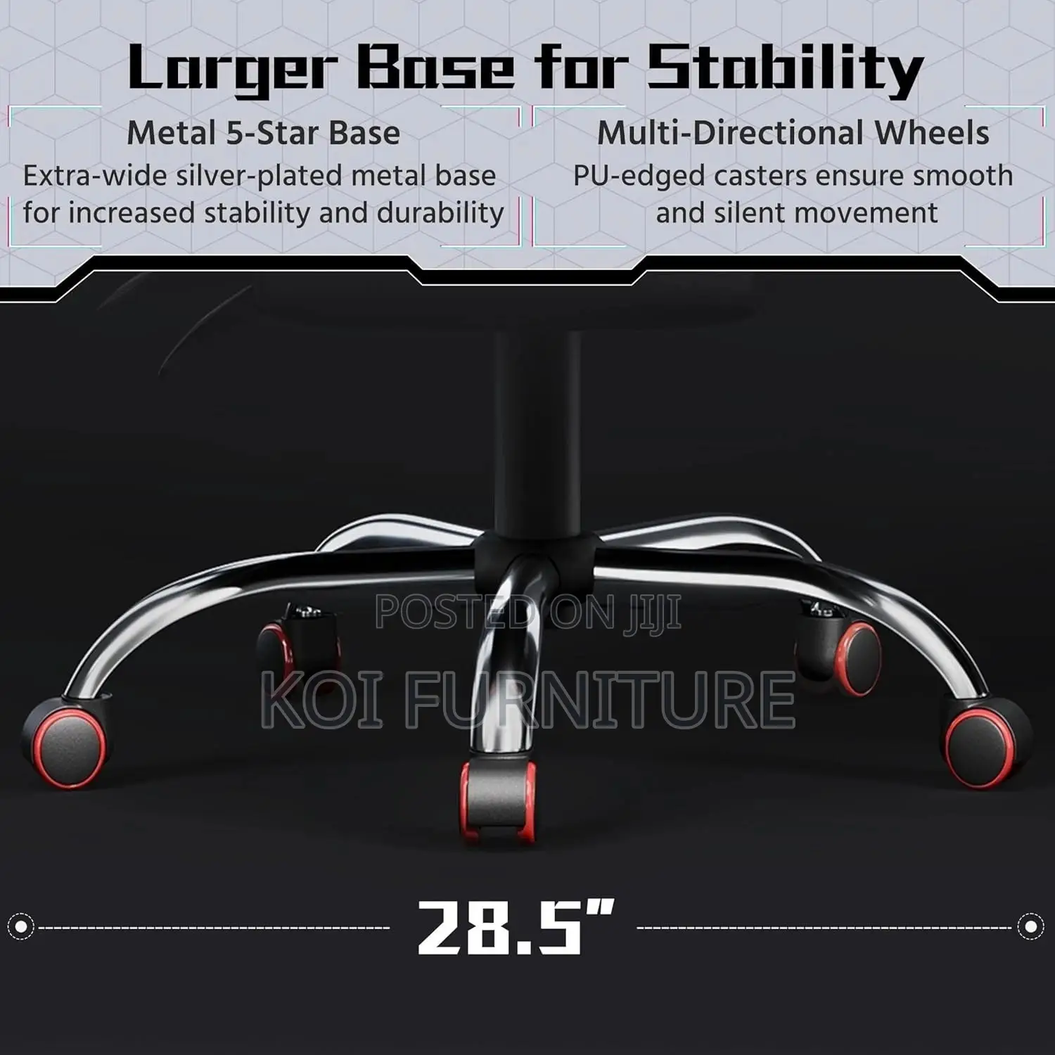 Office Chairs; Ergonomic Gaming Chair With Lumbar Support