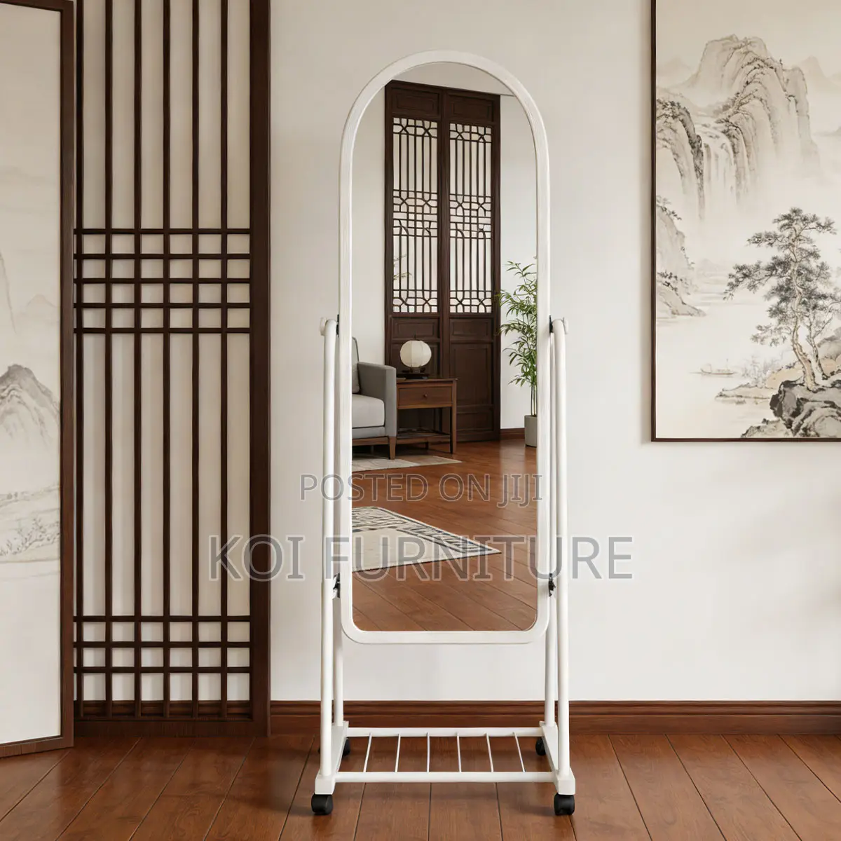 Dressers; Movable and Collapsible Bedroom Dressing Mirror