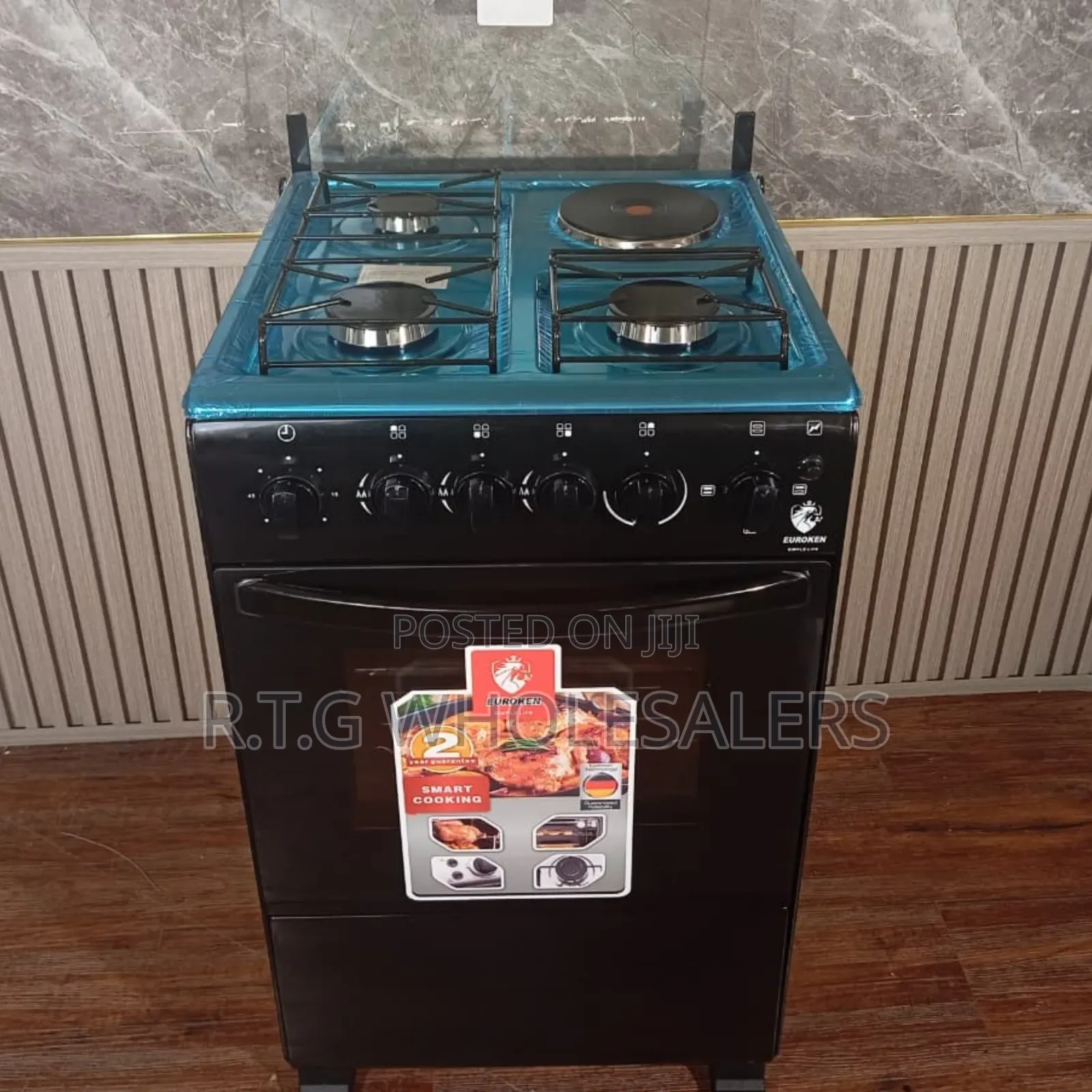 Euroken 3 Gas + 1 Electric Standing Cooker 50x55