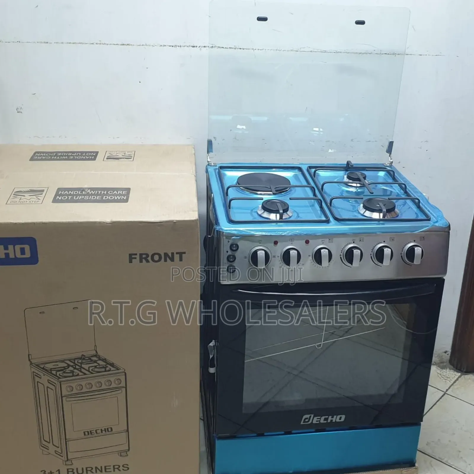 Decho 60x60 3 Gas + 1 Electric Cooker Oven