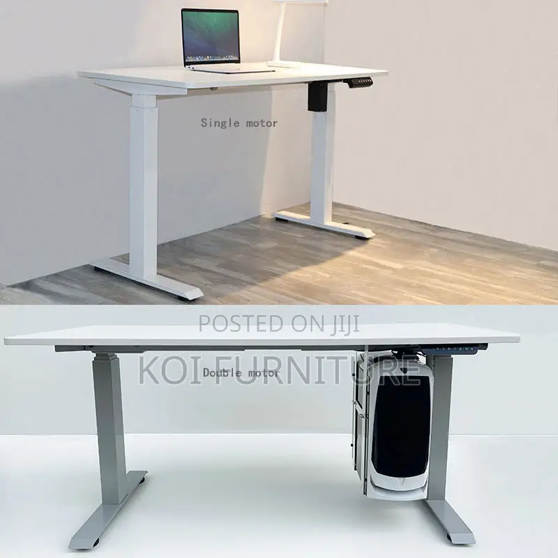Office Dek; 1.2m Motor Metal Construction Durable Standing Desk