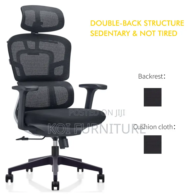 Office Chair; High Back Mesh Ergonomic Lumbar Support Office Seats