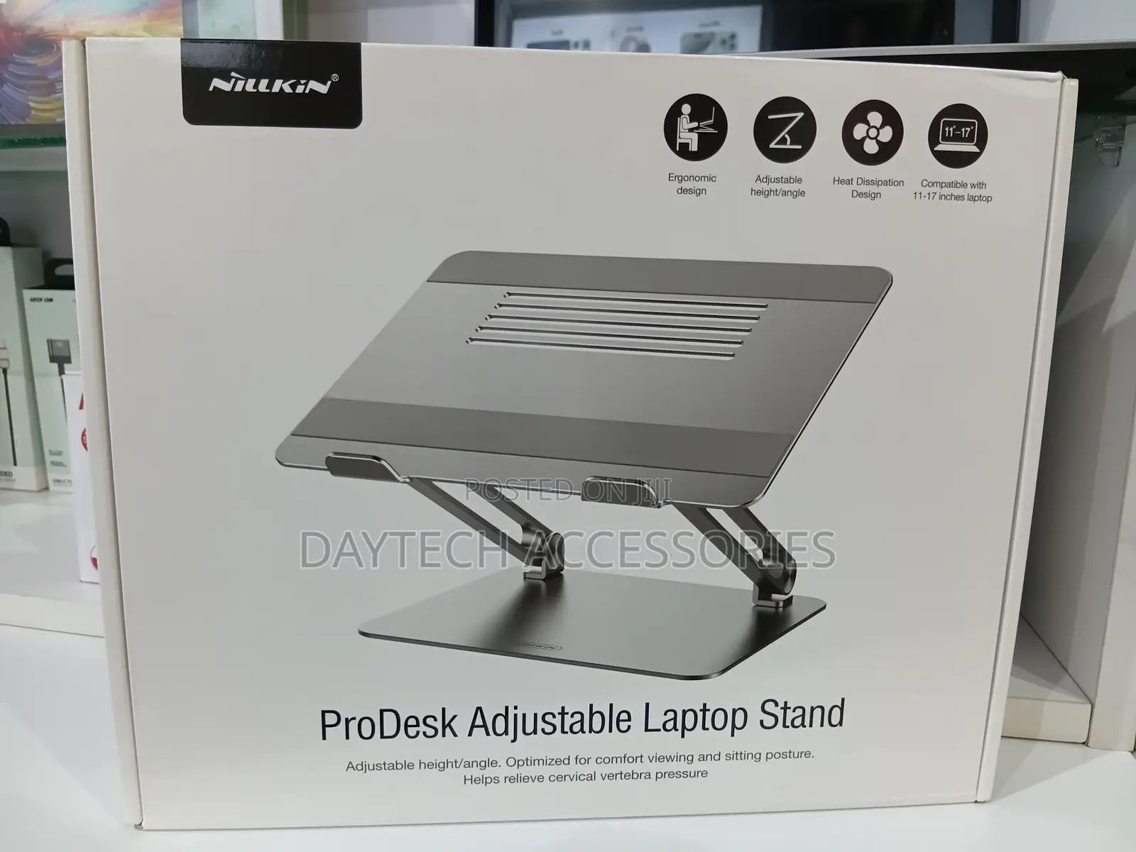Nillkin Prodesk Adjustable Laptop Stand - Silver