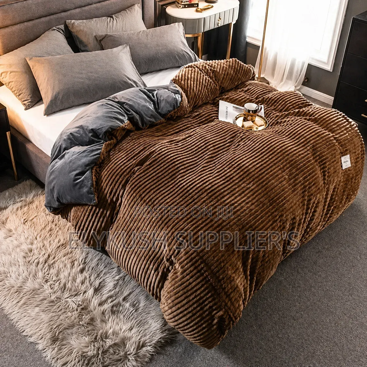 Luxurious Brown Duvet