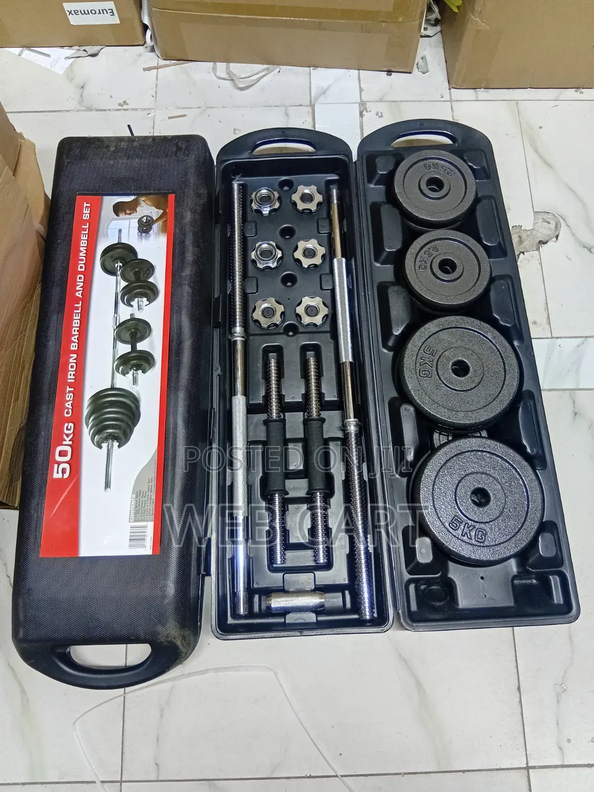 Brand New 50kgs Dumbell Set Available