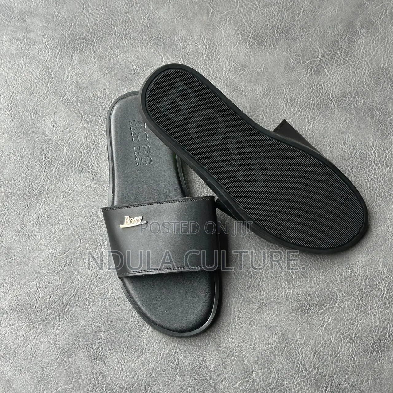 Hugo Boss Premium Leather Sandals