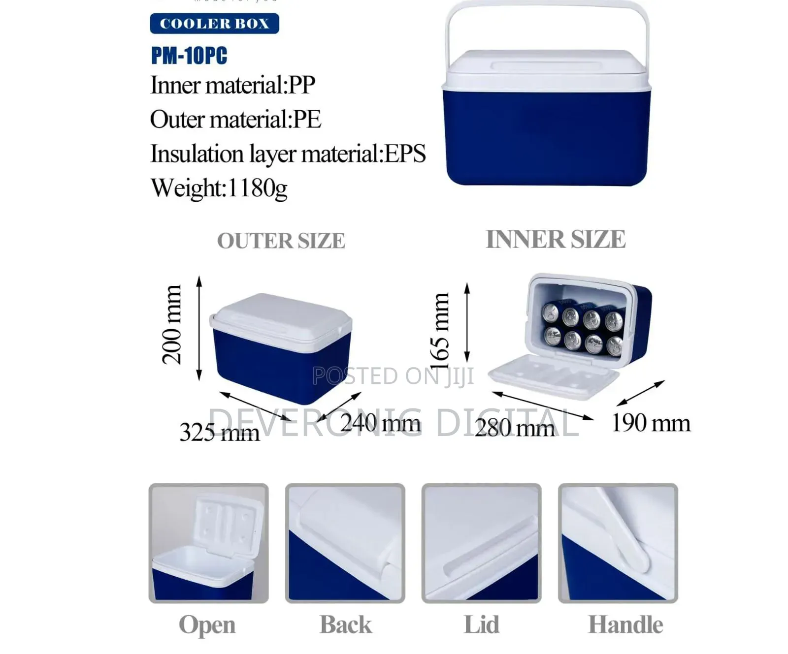 10l Cooler Box