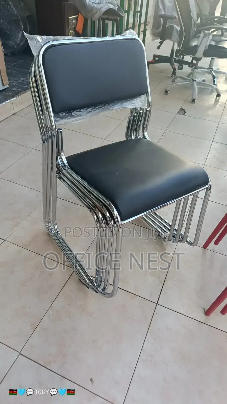 Padded Visitor Office Chair