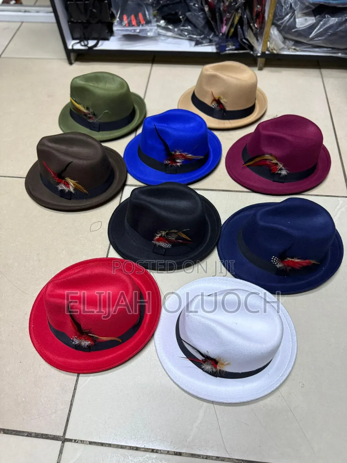 Small Brim Fedora Hats