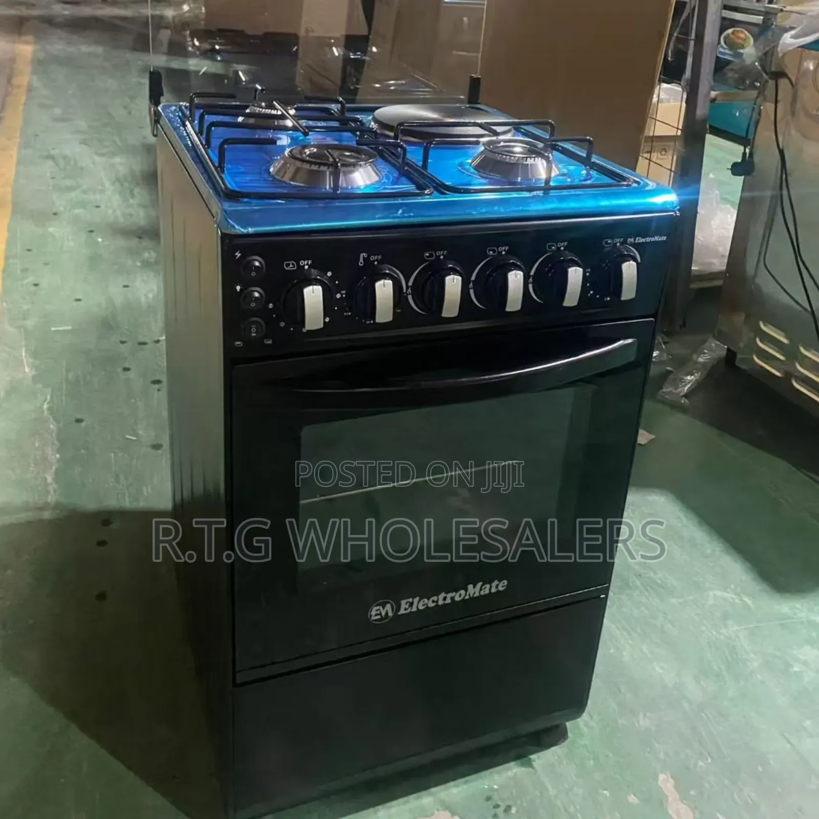 Electromate 3 Gas + 1 Electric Standing Cooker 50x55