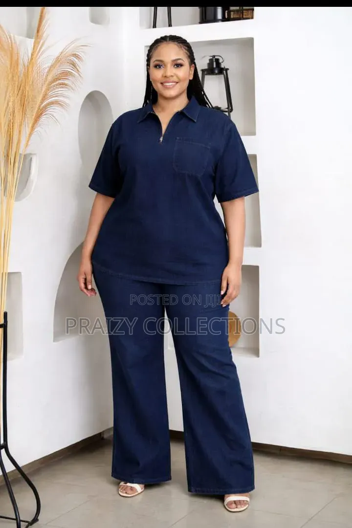 2pc Denim Set(Trouser and the Top)