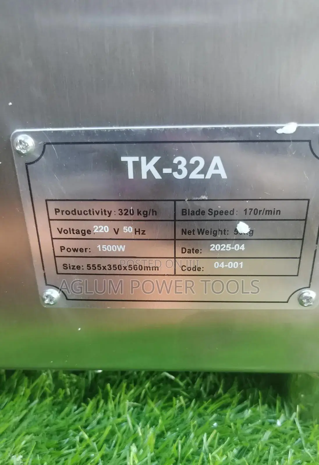 Meat Mincer Tk-M32a Reverse