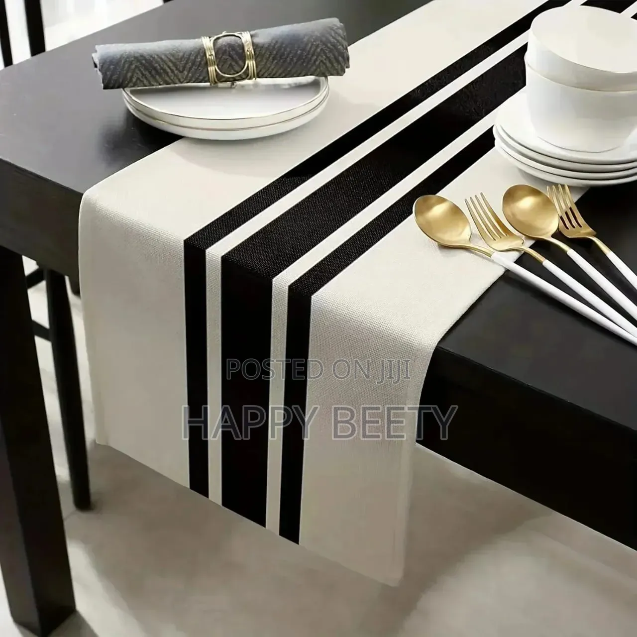 *Simple Pattern Table Runner Home Decor Dinner Table Runner