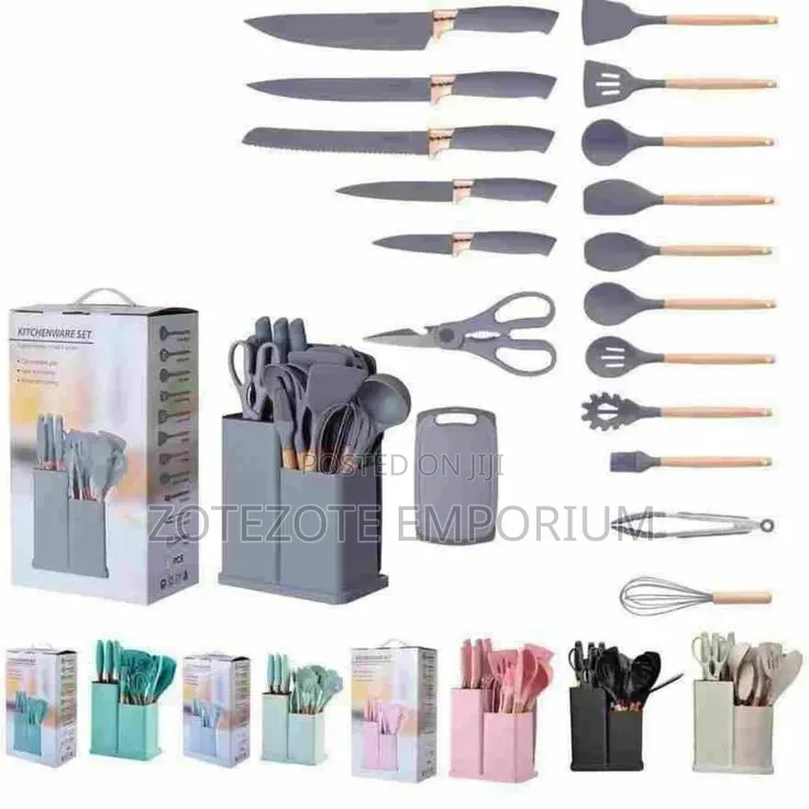19 PCS Silicone Cooking Set