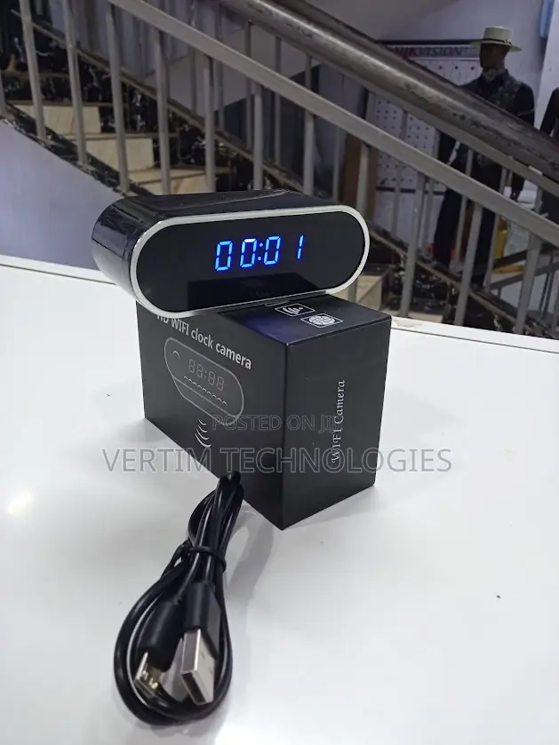 Table Clock Camera Alarm Setting Mini Camera Hd 1080p