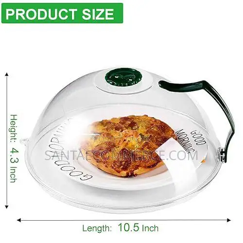 Clearguard Microwave Splatter Cover – Heat-resistant Food Lid
