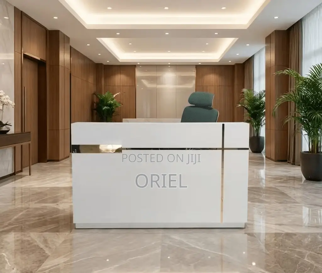 Office Desk : Office 1.6m Counter Reception Desk
