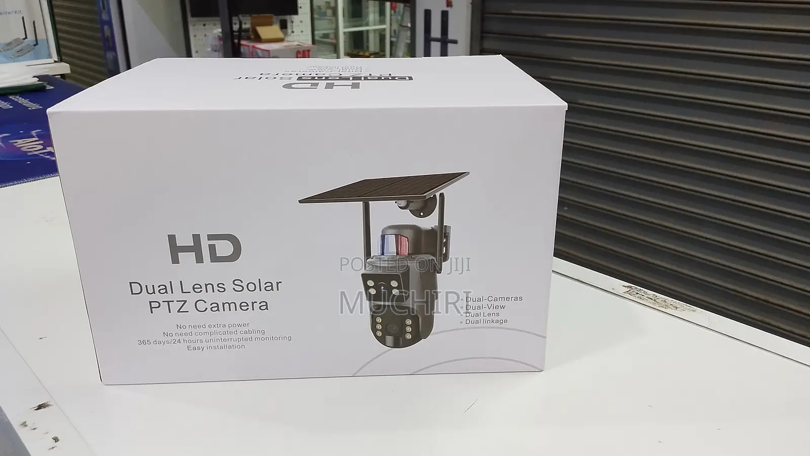 4g Dual-Lens Ubox Solar Camera 6mp With Siren