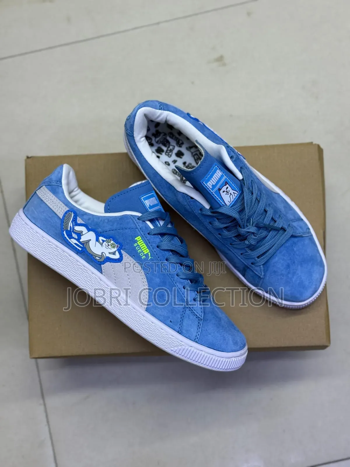 Blue Puma Suede Rip N Dip Sneakers