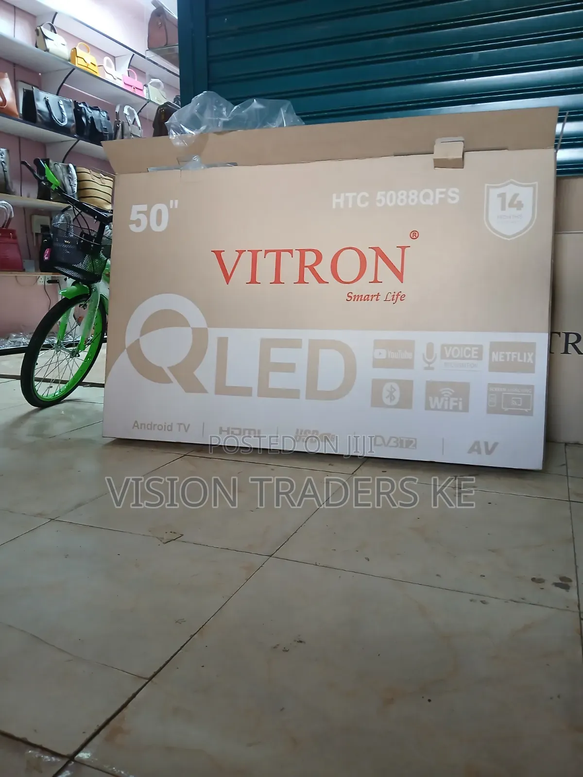 Vitron Smart Qled Frameless Vitron 50 Inches Tv
