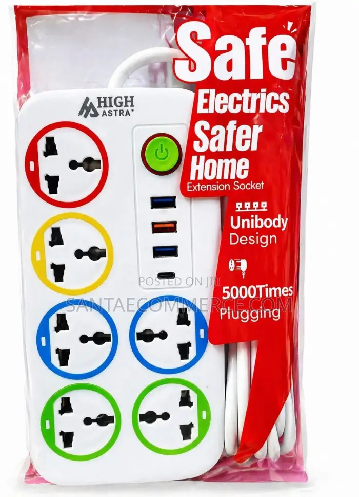 High Astra Safe Home Extension Socket