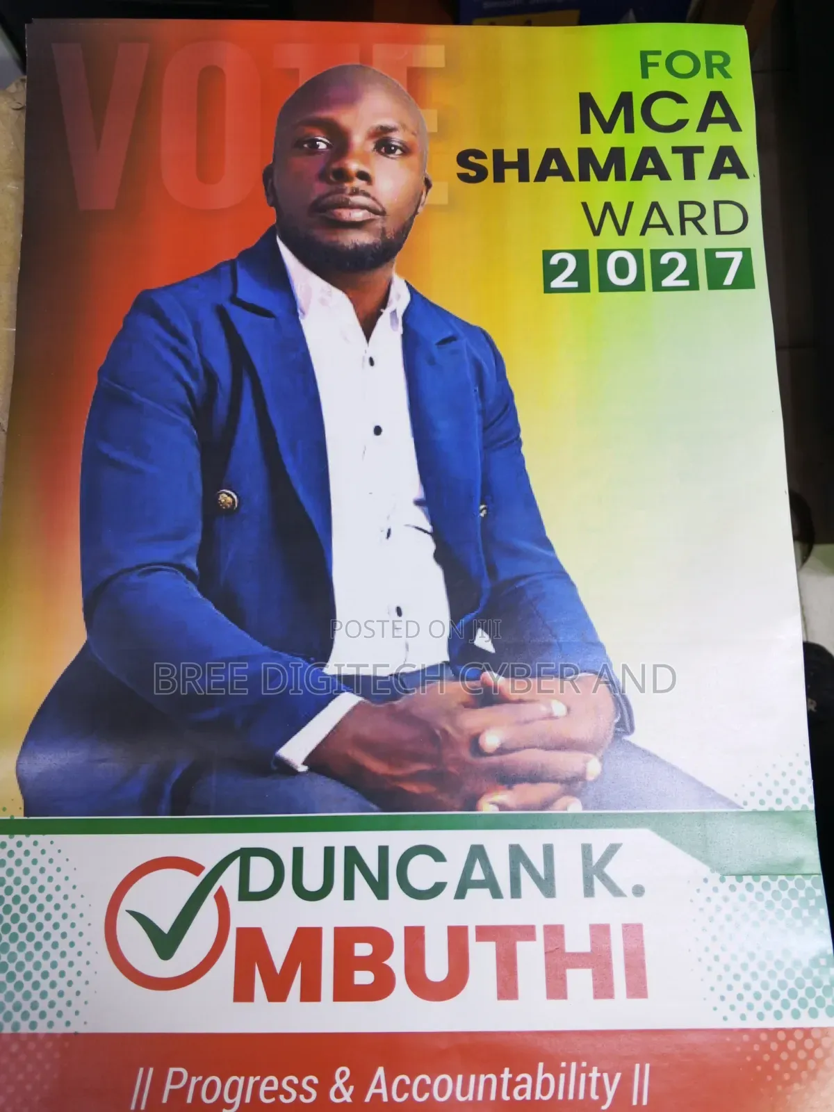 Campaign Sticker Printing