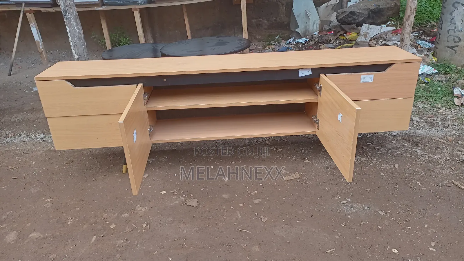 6fits Beech Tv Stand