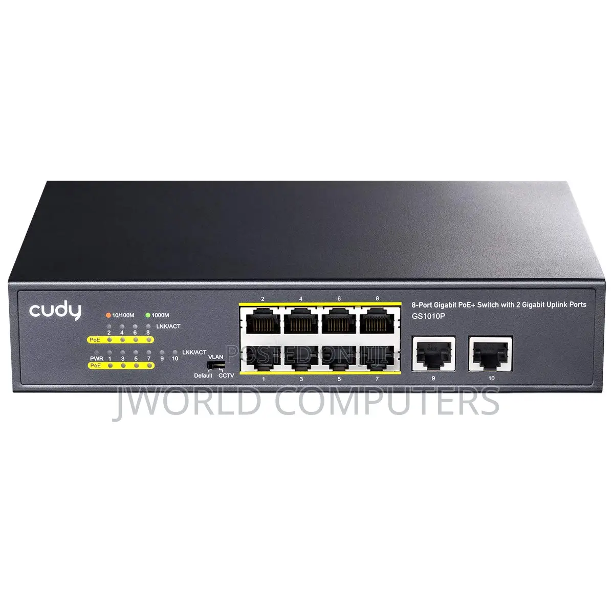 Cudy 8-Port Gigabit Poe(120watts) + Switch