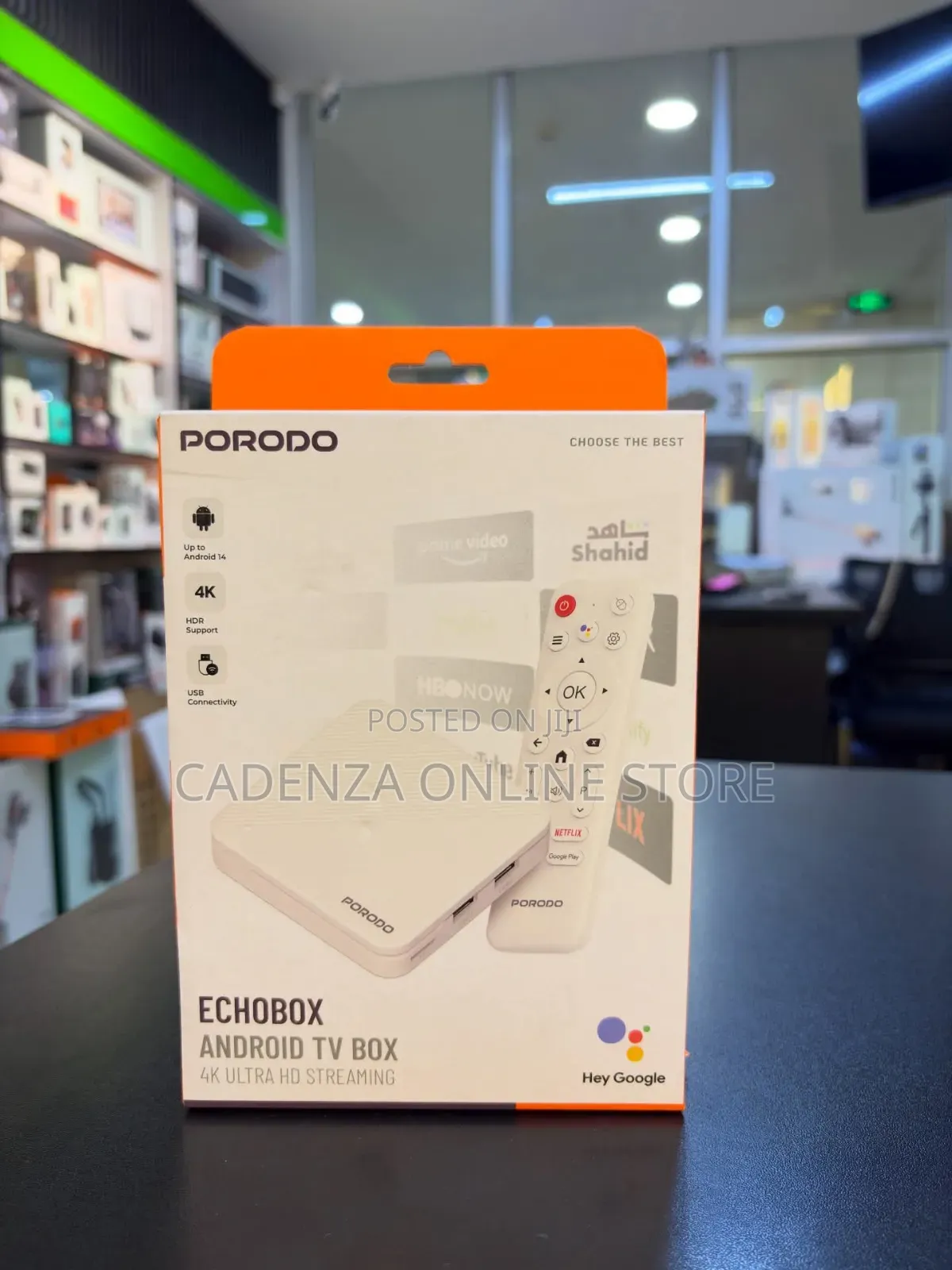Porodo Echobox Android Tv Box – Ultra Hd Turn Your Tv