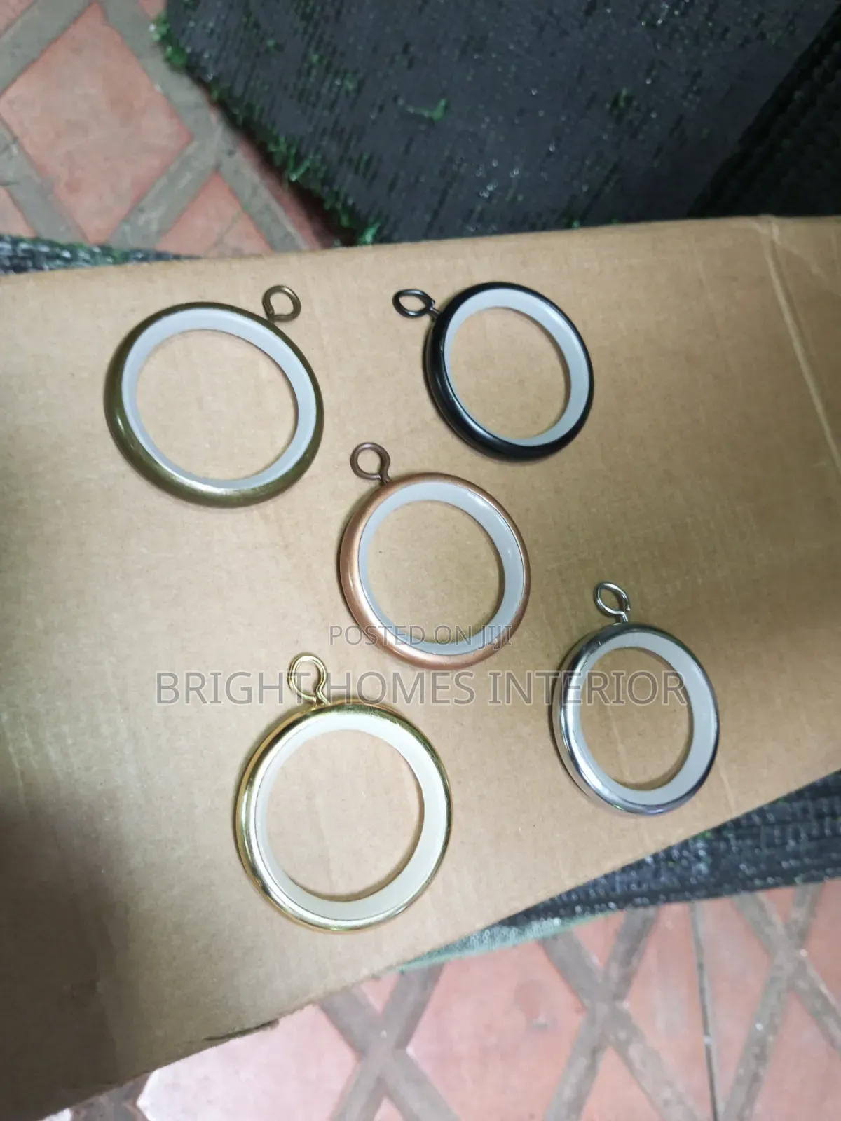 Curtain Rod Rings Available in Many Colors