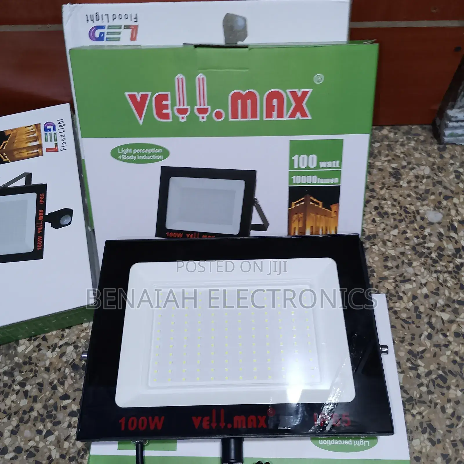 Vellmax Floodlight 100 Watts, Quality Floodlight With Motion Sensor