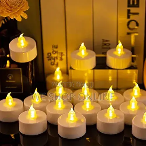 24pcs Frameless Tea Candles