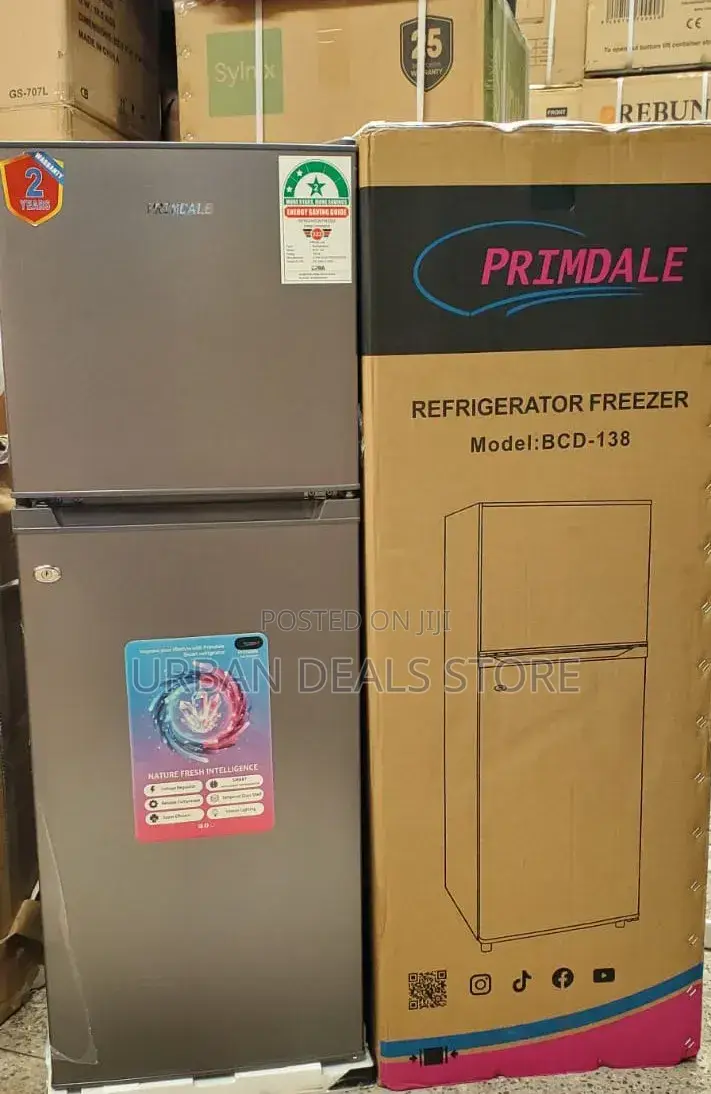 The Primdale 138 Litres Large Capacity Double Door Refrigerator